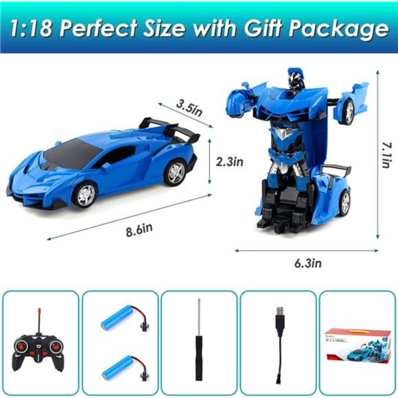 Remote Control Car,Rechargeable Transformable Remote Control Car for Boys&Girls - Picture 4 of 6